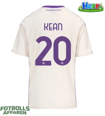 Fiorentina Moise Kean #20 Bortatröja 2025-26 Kortärmad